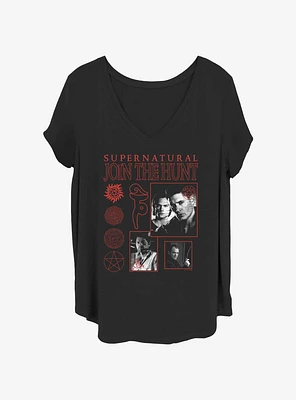 Supernatural Join The Huntt Girls T-Shirt Plus