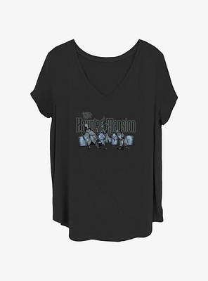Disney The Haunted Mansion Three Ghoulish Dudes Girls T-Shirt Plus
