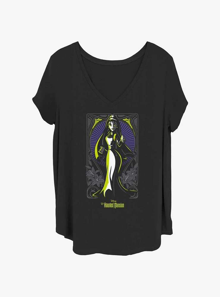 Disney The Haunted Mansion Bride Portrait Nouveau Girls T-Shirt Plus