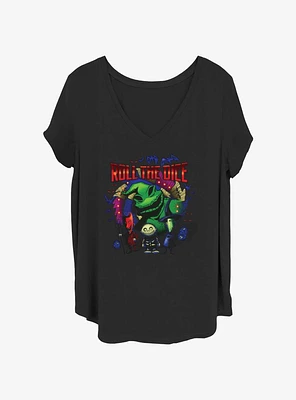 Disney The Nightmare Before Christmas Oogie Roll Dice Girls T-Shirt Plus