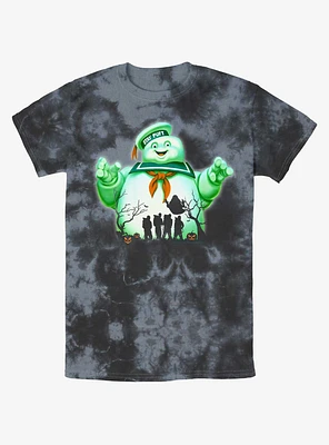Ghostbusters Big Puft Halloween Tie-Dye T-Shirt