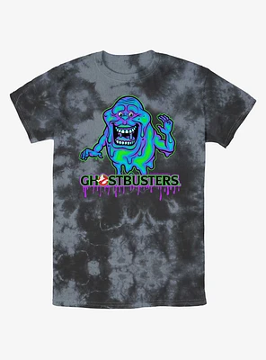 Ghostbusters Ghost Slimer Tie-Dye T-Shirt