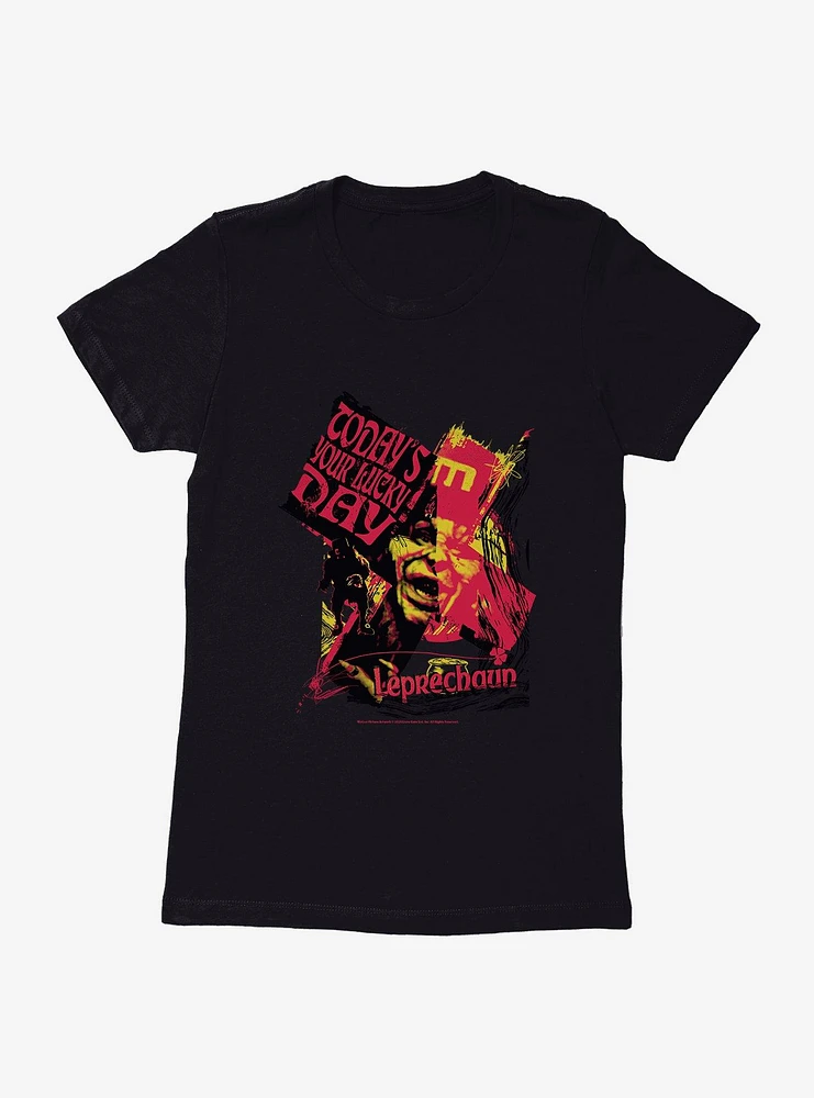 Leprechaun Today's Your Lucky Day Womens T-Shirt