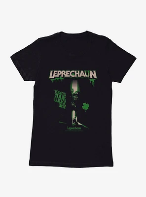 Leprechaun Lucky Day Clover Womens T-Shirt
