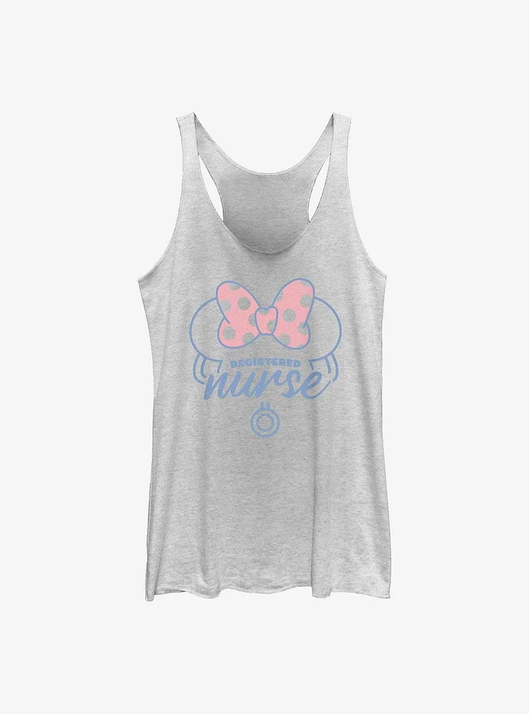 Disney Minnie Mouse Registered Nurse Womens Tank Top