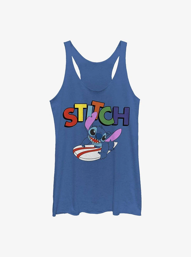 Disney Lilo & Stitch Surf Board Womens Tank Top