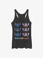 Disney Lilo & Stitch Angel Faces Womens Tank Top