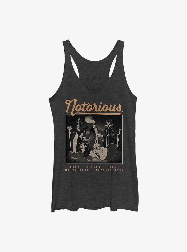 Disney Villains Notorious Characters Womens Tank Top