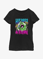 Ghostbusters: Frozen Empire Hot Dogs & Slime Girls Youth T-Shirt