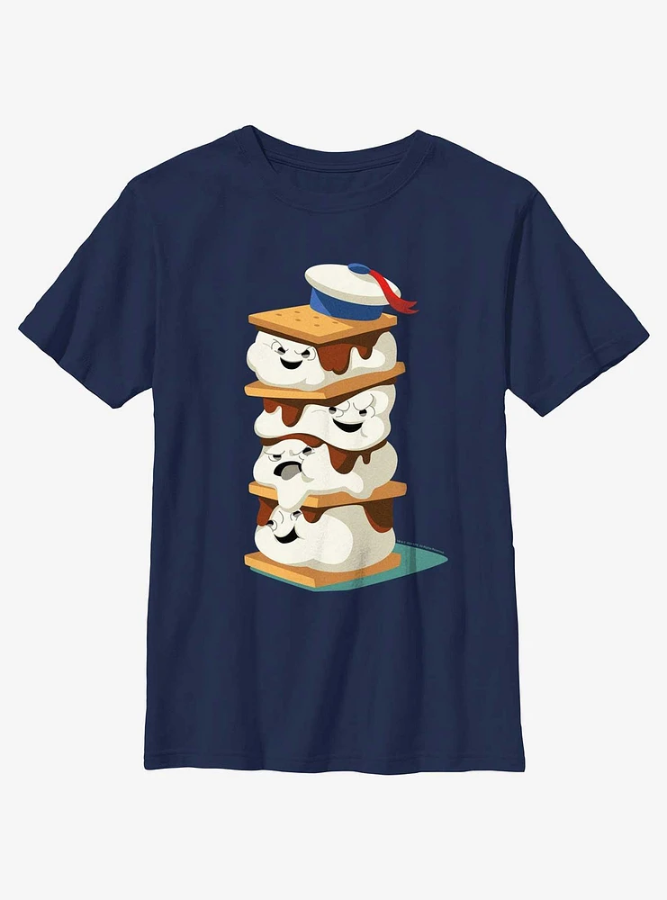 Ghostbusters: Frozen Empire Mini Puft Marshmallow Smores Youth T-Shirt