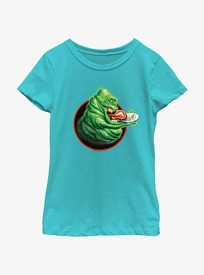 Ghostbusters: Frozen Empire Munchy Slimer Girls Youth T-Shirt