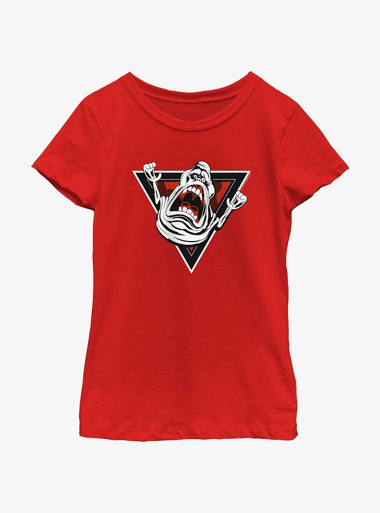 Ghostbusters: Frozen Empire Screaming Slimer Girls Youth T-Shirt