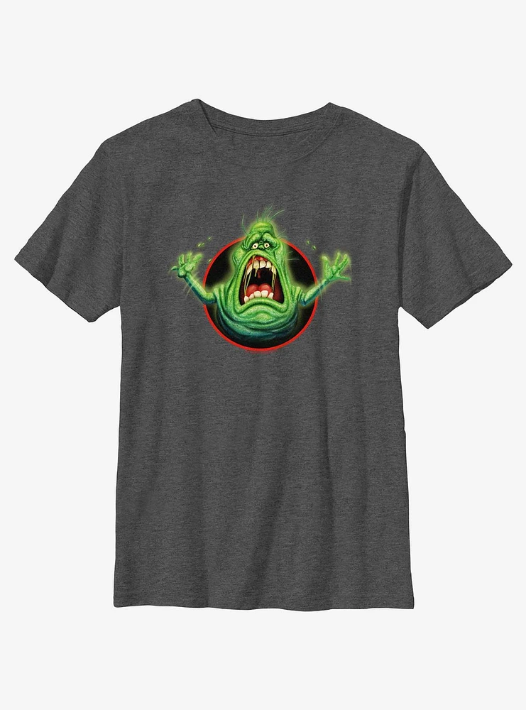 Ghostbusters: Frozen Empire Panic Slimer Youth T-Shirt