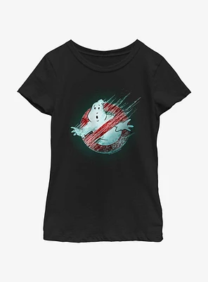 Ghostbusters: Frozen Empire Logo Girls Youth T-Shirt