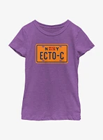 Ghostbusters: Frozen Empire ECTO-C Plates Girls Youth T-Shirt