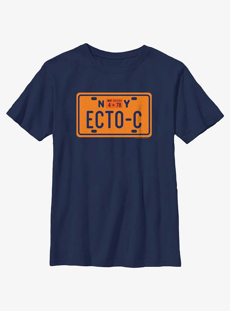 Ghostbusters: Frozen Empire ECTO-C Plates Youth T-Shirt