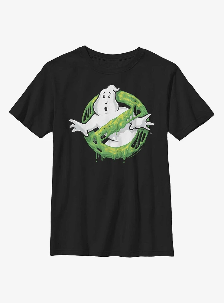 Ghostbusters Green Slime Logo Youth T-Shirt