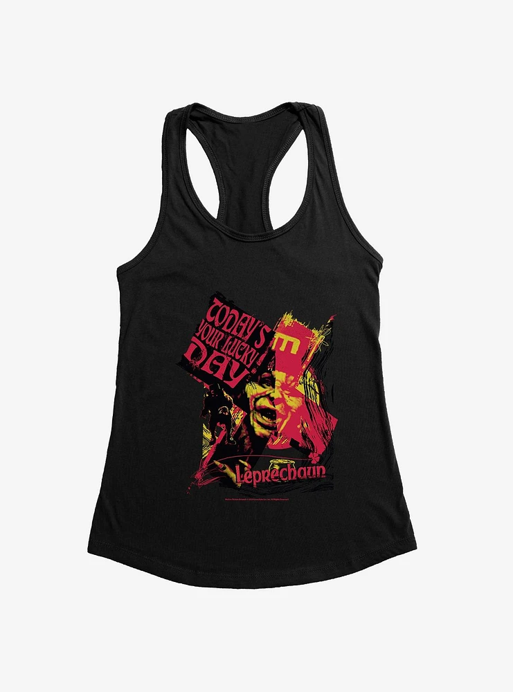 Leprechaun Today's Your Lucky Day Womens Tank Top