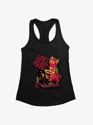 Leprechaun Today's Your Lucky Day Womens Tank Top