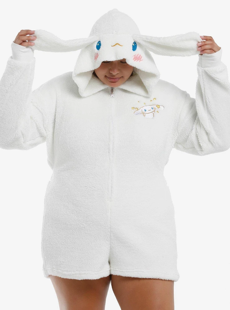 Cinnamoroll Star Girls Sherpa Romper Plus