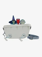 Disney Nightmare Before Christmas Lock Shock Barrel Bath Tub Crossbody Bag