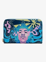 Loungefly Jimi Hendrix Psychedelic Landscape Zip Around Wallet