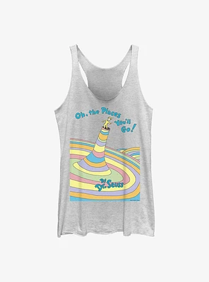 Dr. Seuss Places Cover Girls Tank