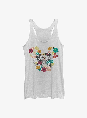 Disney Mickey Mouse Floral Pair Girls Tank