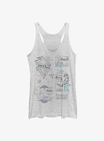 Disney Princesses Positive Girls Tank