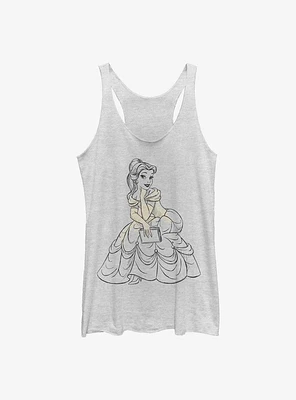 Disney Beauty and the Beast Sketchy Belle Girls Tank