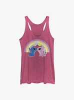 Disney Lilo & Stitch And Angel Rainbow Girls Tank
