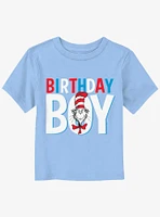 Dr. Seuss Birthday Boy Cat Hat Toddler T-Shirt