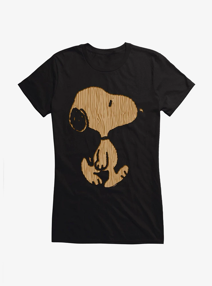 Peanuts Snoopy Stencil Girls T-Shirt