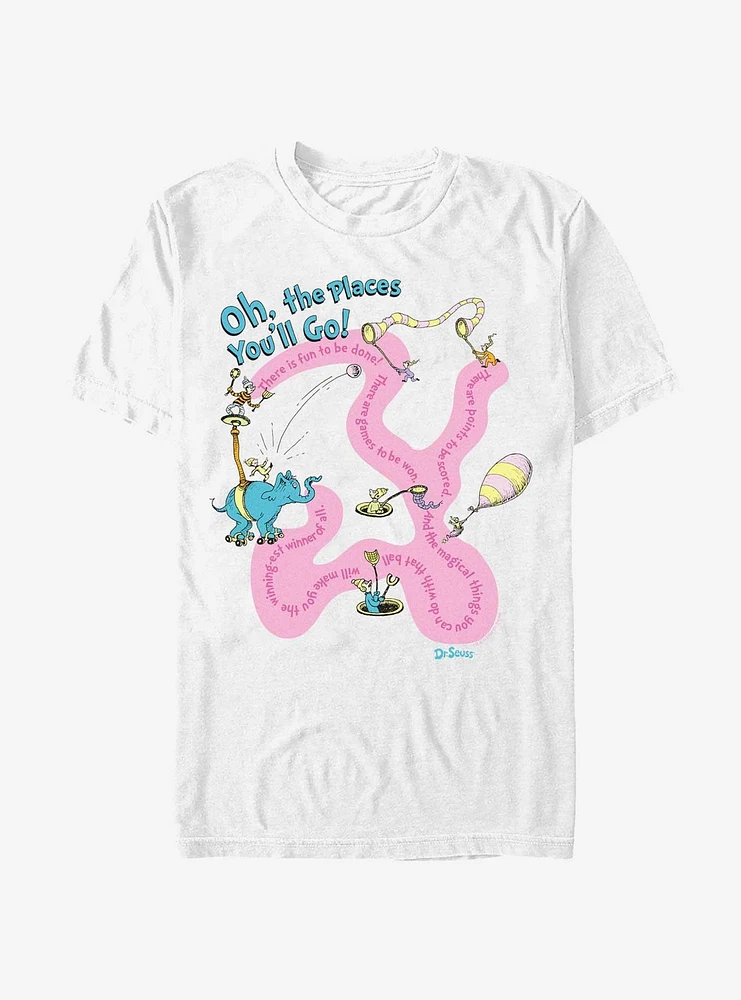 Dr. Seuss Journeying The Places You'Ll Go T-Shirt