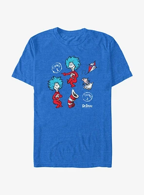 Dr. Seuss Thing 1 2 Laughing T-Shirt