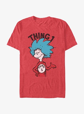 Dr. Seuss Thing 1 Portrait T-Shirt