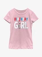 Dr. Seuss Birthday Girl Cat Hat Youth Girls T-Shirt