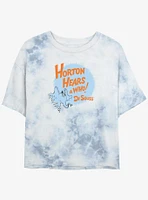 Dr. Seuss Horton Hears A Who Tie Dye Crop Girls T-Shirt