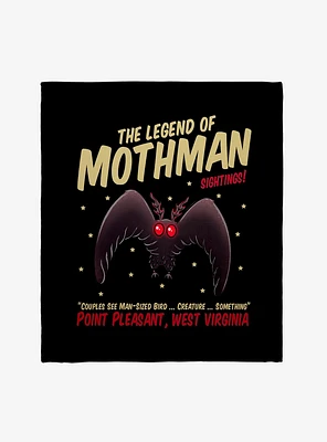 The Legend Of Mothman Throw Blanket