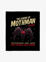 The Legend Of Mothman Throw Blanket