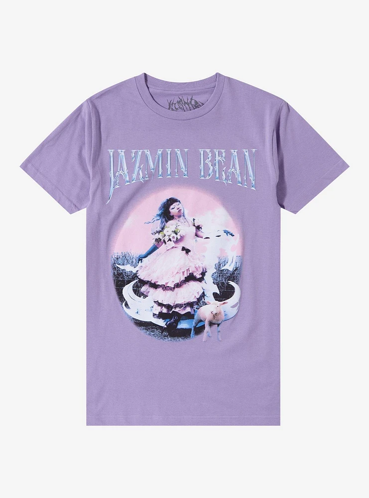 Jazmin Bean Traumatic Livelihood Lavender Boyfriend Fit Girls T-Shirt