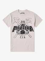 Pantera Cowboys From Hell Line Art Boyfriend Fit Girls T-Shirt