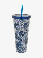 Harry Potter Ravenclaw School Stickers Glitter Acrylic Travel Cup