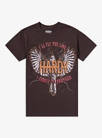 Hardy Eagle Boyfriend Fit Girls T-Shirt