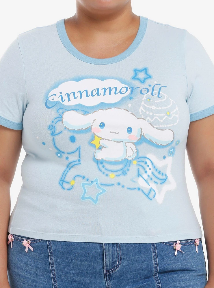 Cinnamoroll Starry Cloud Girls Ringer Baby T-Shirt Plus