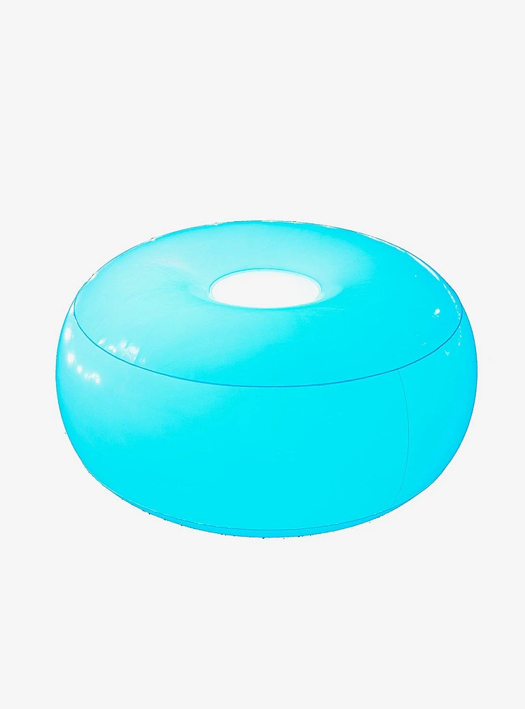 Illuminated LED Inflatable Ottoman Chair