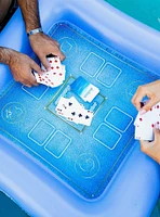Inflatable Floating Game Table and Waterproof Playing Cards