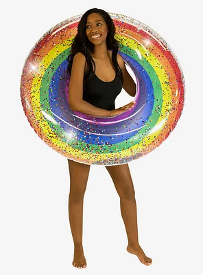 Rainbow Collection Glitter Classic Rainbow Pool Tube