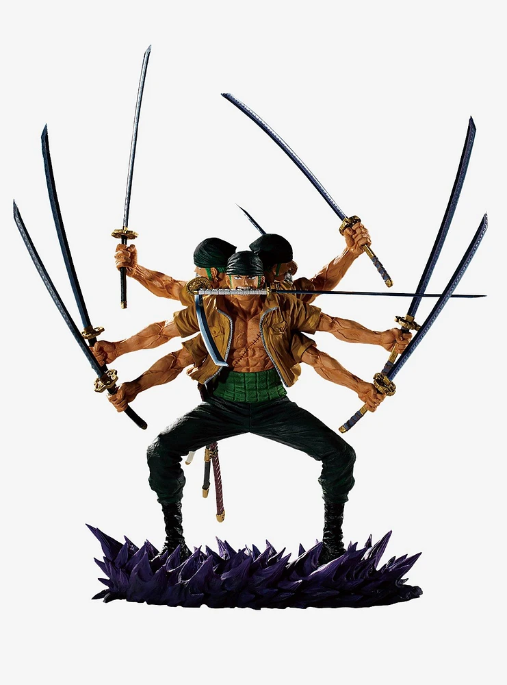 Bandai Spirits One Piece Ichibansho Roronoa Zoro (Genealogy of a Swordman's Soul) Figure