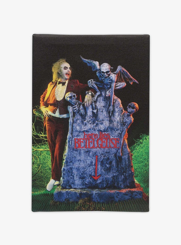 Beetlejuice Cemetery Canvas Wall Decor